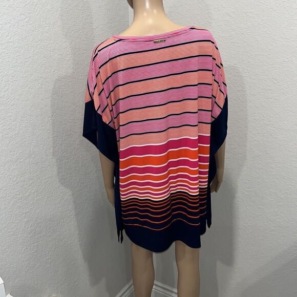 NWOT Michael Michael Kors multi colored striped sweater. - Picture 5 of 7